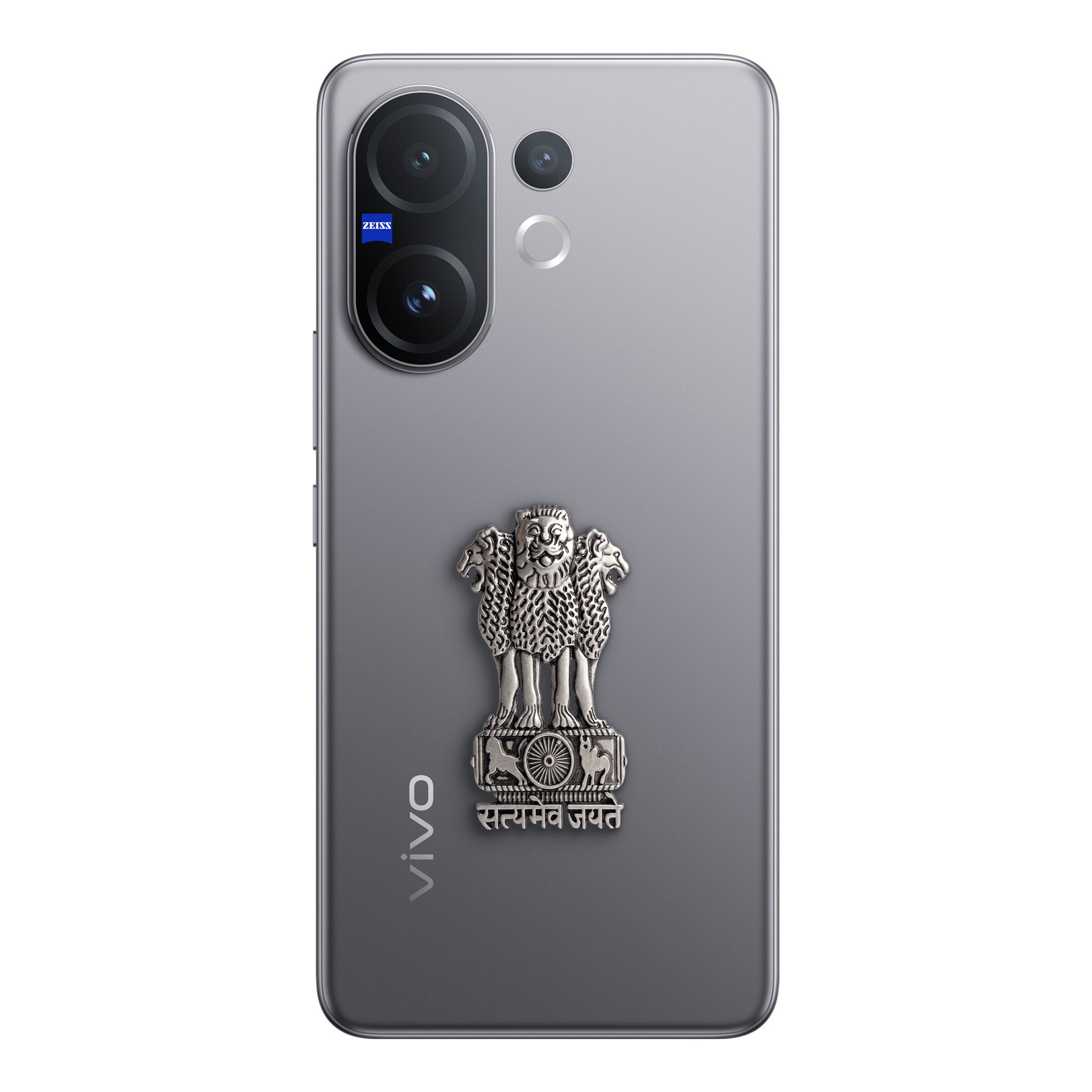 Vivo X200 FE 5G Compatible Satyamev Jayate 3D Metal Emblem Sticker