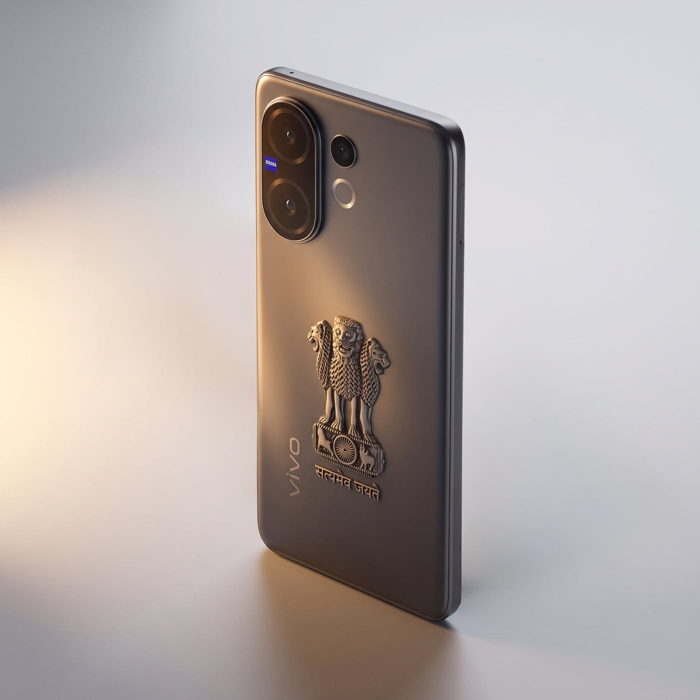 Vivo X200 FE 5G Compatible Satyamev Jayate 3D Metal Emblem Sticker