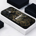 Vivo V60 5G Phone case with money design and 'Time is Money' text on a white surface