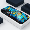 Vivo V50 5G Premium Acrylic Shockproof Glass Back Case (Graffiti Galaxy)