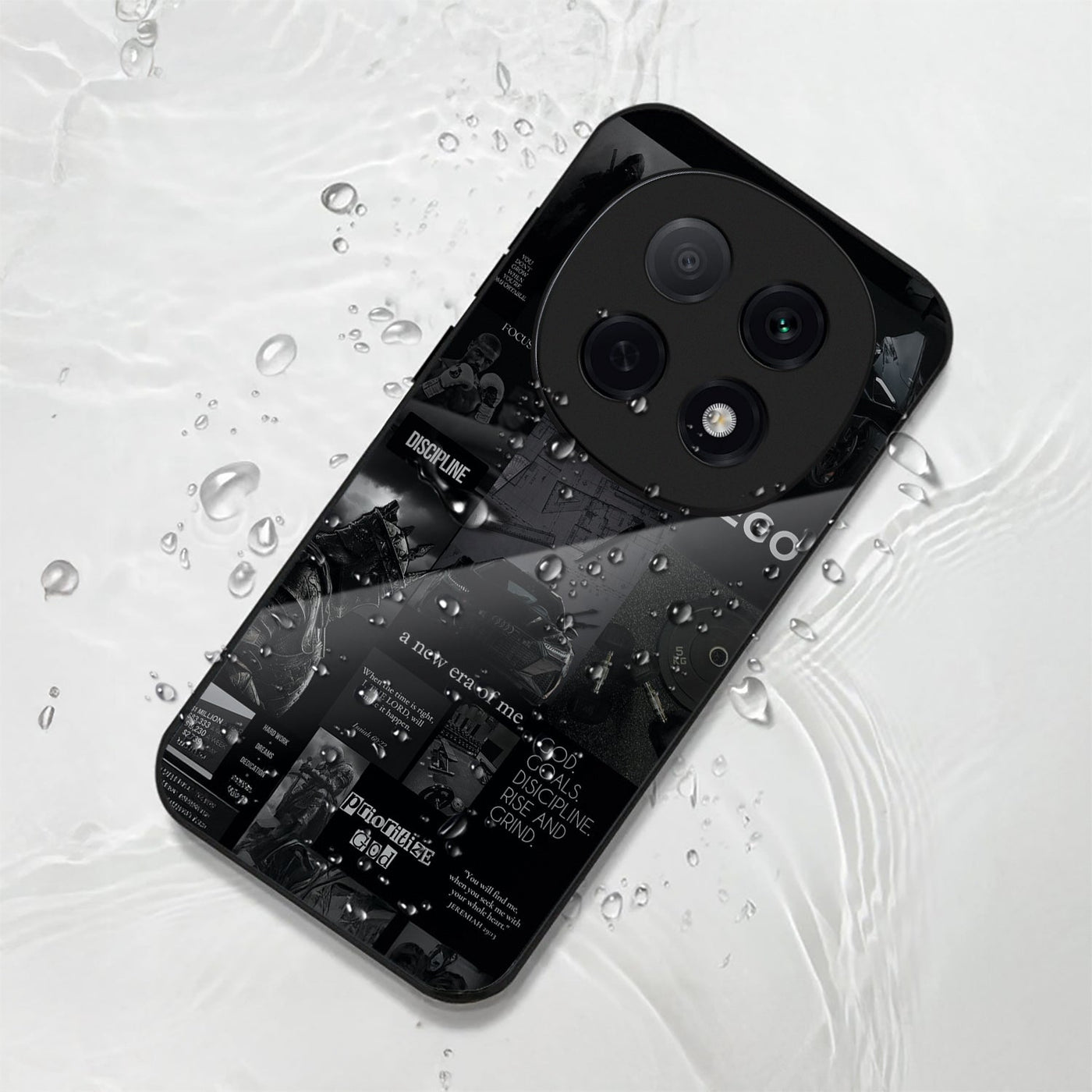 OPPO F29 Pro 5G Premium Acrylic Shockproof Glass Back Case (New Era)