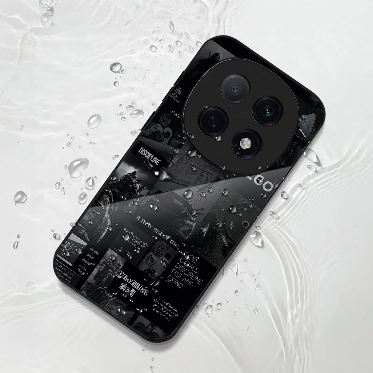 OPPO F29 Pro 5G Premium Acrylic Shockproof Glass Back Case (New Era)