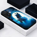 Vivo V60 5G Phone case with a design of a character under a moonlit sky on a white surface.