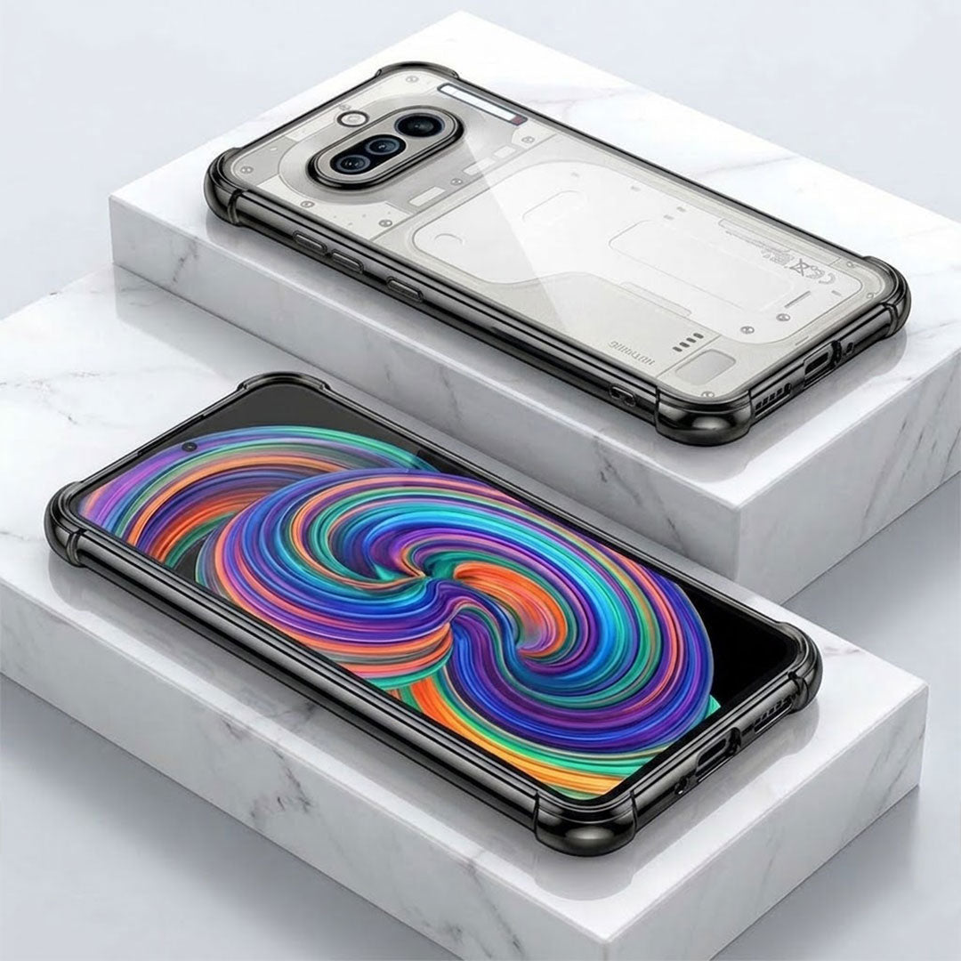 Nothing Phone 4a 5G Anti-Yellow Electroplating Transparent Airbags Case