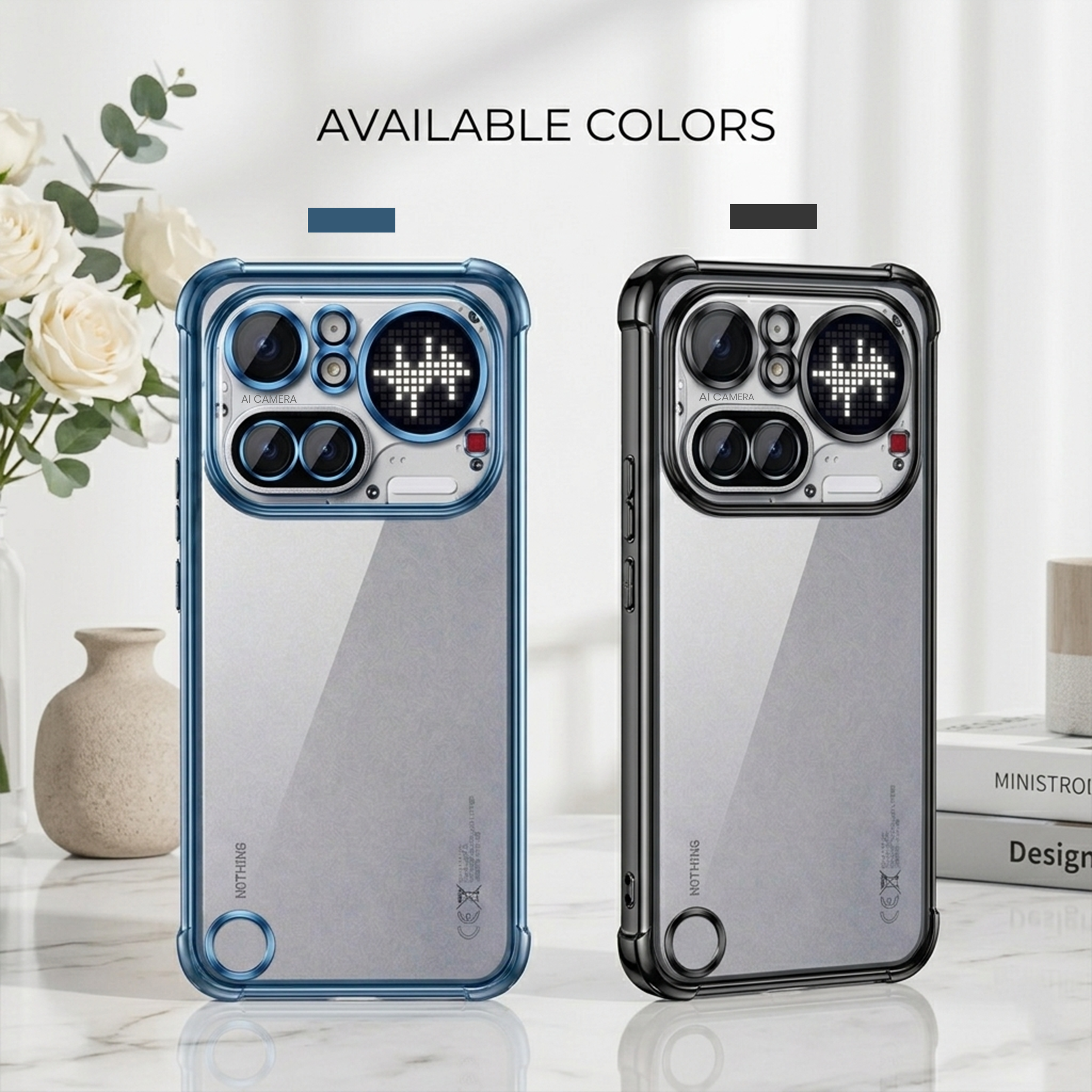 Nothing Phone 4A Pro 5G Anti-Yellow Electroplating Transparent Airbags Case