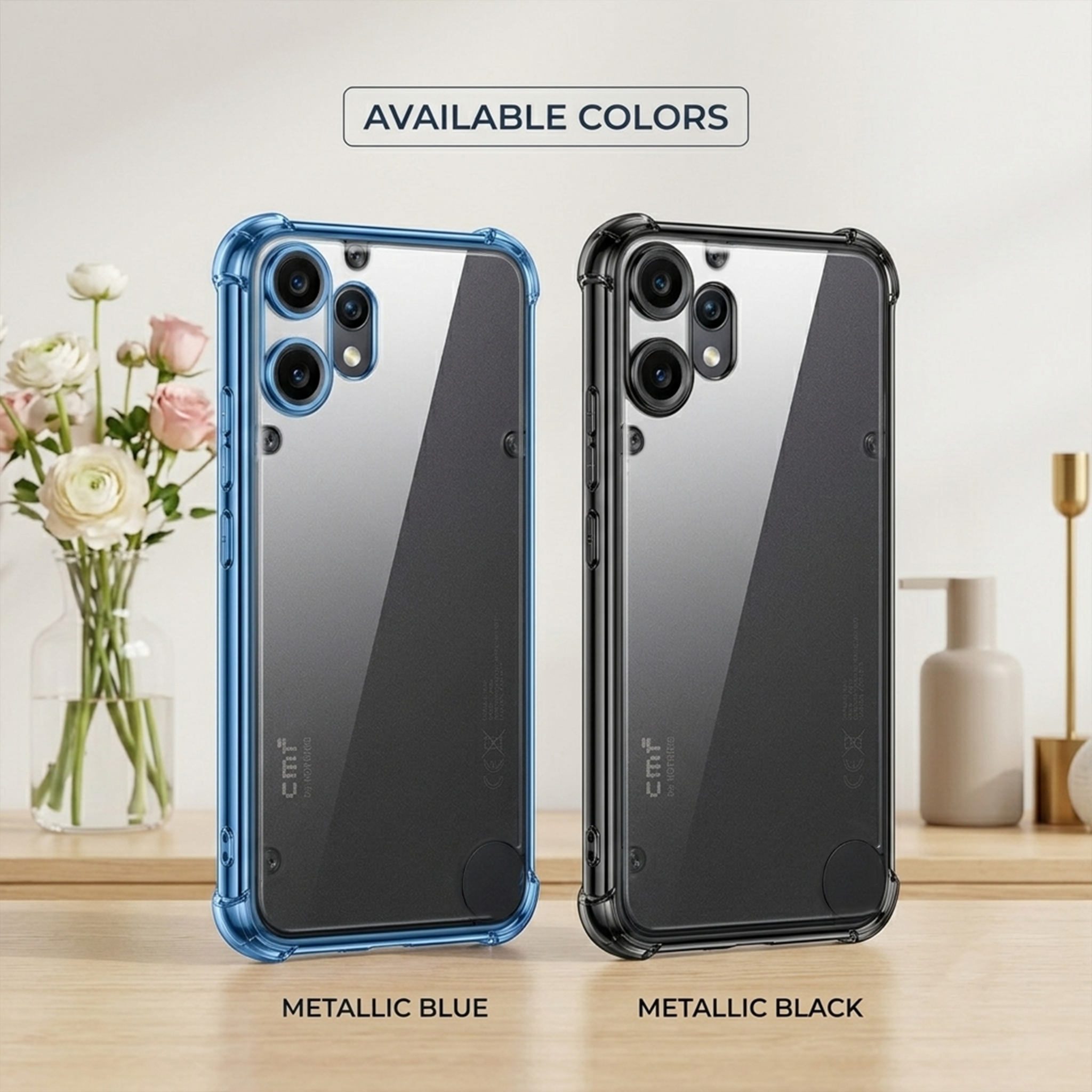 Nothing Phone 2 Pro 5G Anti-Yellow Electroplating Transparent Airbags Case