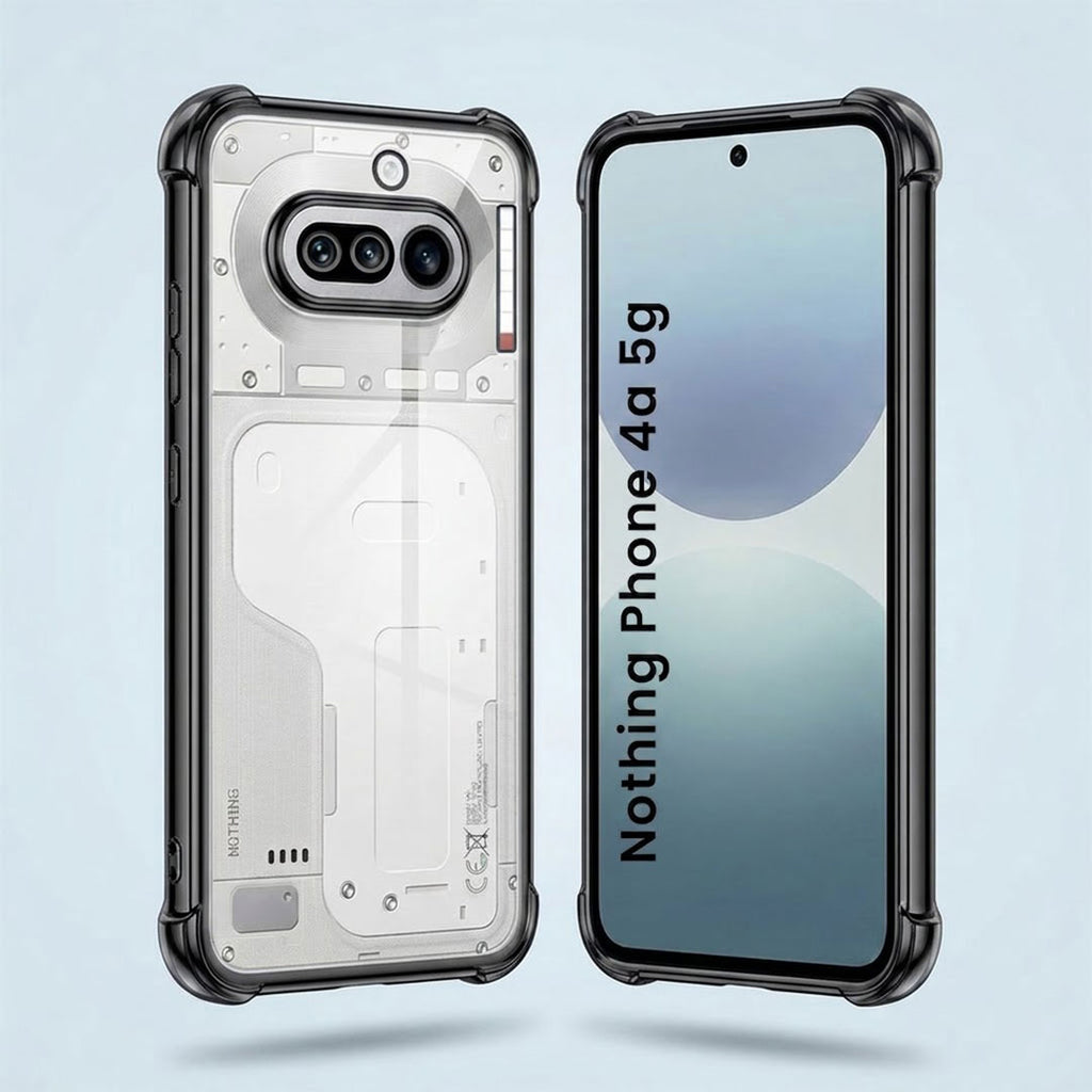 Nothing Phone 4a 5G Anti-Yellow Electroplating Transparent Airbags Case