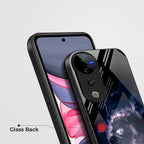Vivo V40 Pro 5G Premium Acrylic Shockproof Glass Back Case (Storm King)