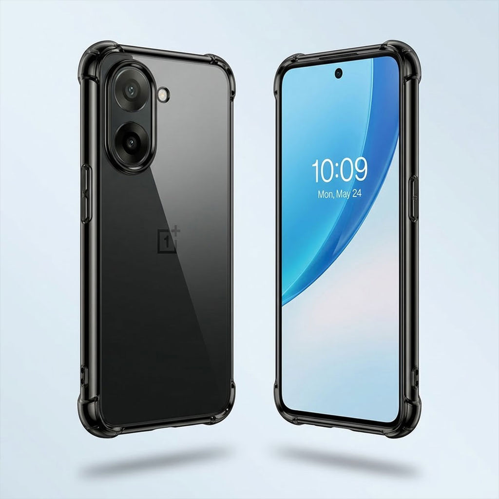 OnePlus Nord CE5 5G Anti-Yellow Electroplating Transparent Airbags Case