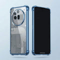 Nothing Phone 3a Pro 5G Anti-Yellow Electroplating Transparent Airbags Case