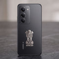 Redmi 15 5G Compatible Satyamev Jayate 3D Metal Emblem Sticker