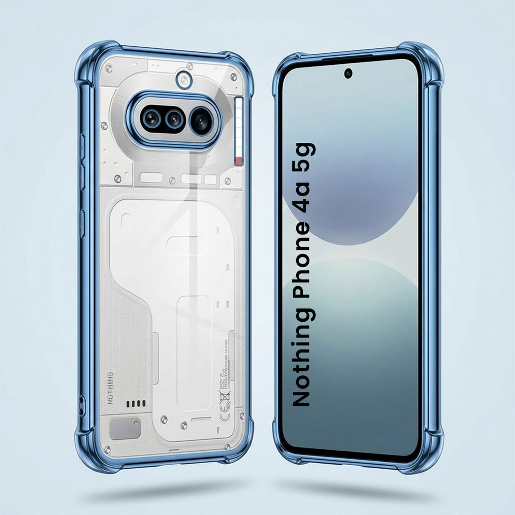 Nothing Phone 4a 5G Anti-Yellow Electroplating Transparent Airbags Case