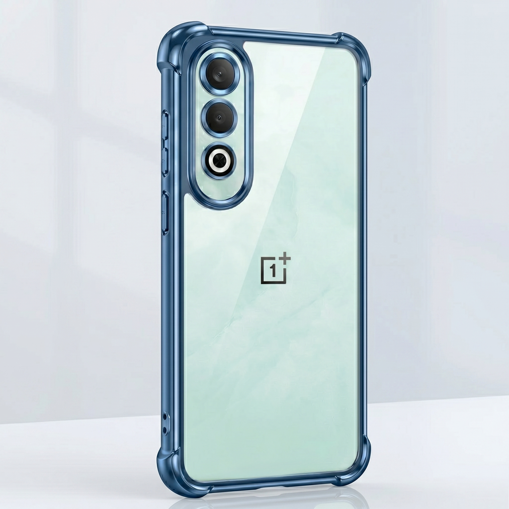 OnePlus Nord CE4 5G Anti-Yellow Electroplating Transparent Airbags Case