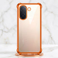 Vivo V60e 5G 5G Premium Shockproof Transparent Airbag Cosmic Orange Case