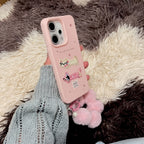 OPPO Reno 14 5G Sweet Character Print Soft Pink Case