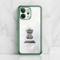 Oppo Reno 14 5G Satyamev Jayate 2-in-1 Emblem Transparent Shockproof Airbag Case