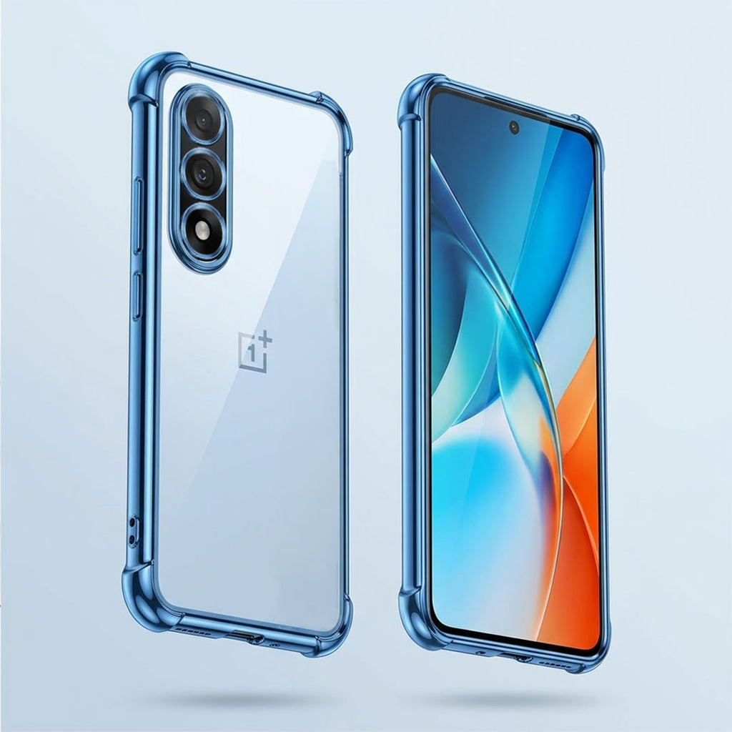 OnePlus Nord 5 5G Anti-Yellow Electroplating Transparent Airbags Case