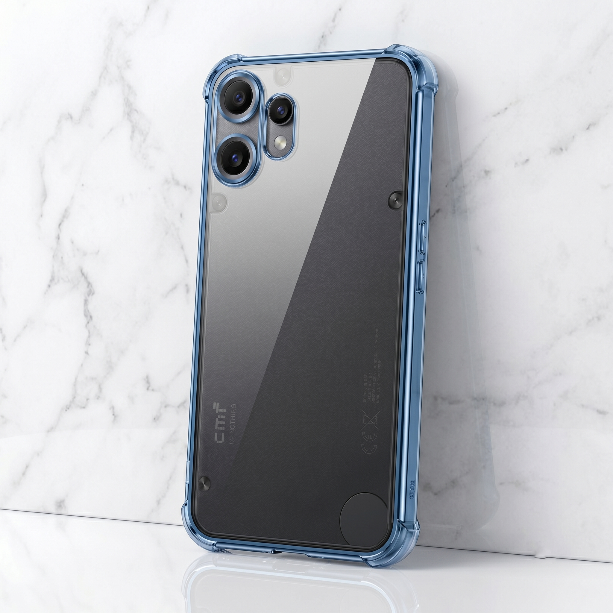 Nothing Phone 2 Pro 5G Anti-Yellow Electroplating Transparent Airbags Case