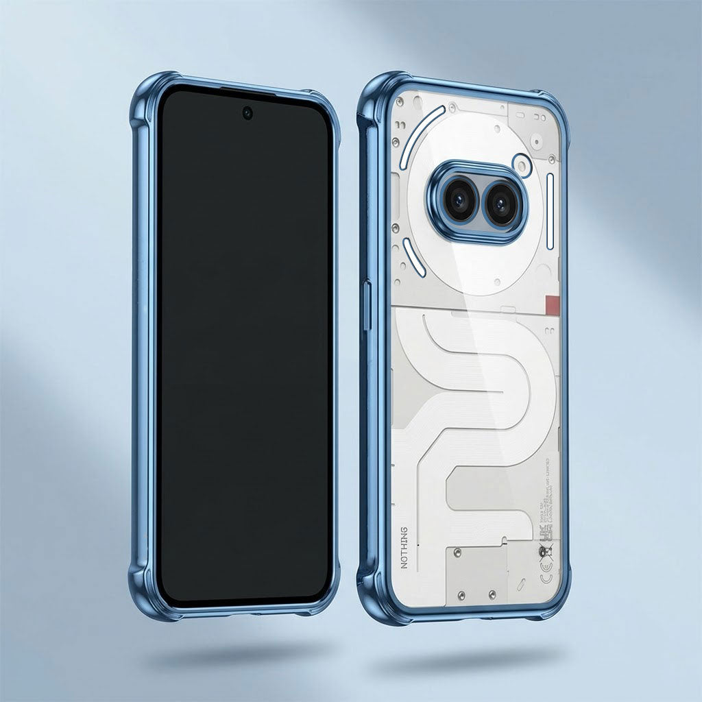 Nothing Phone 2a 5G Anti-Yellow Electroplating Transparent Airbags Case
