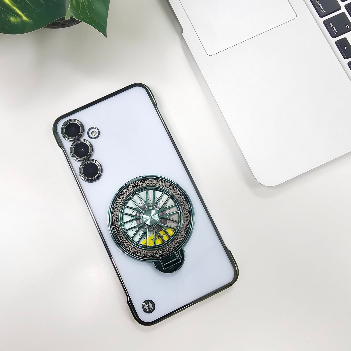 Samsung Galaxy A55 5G Porsche® Wheel Frameless Case