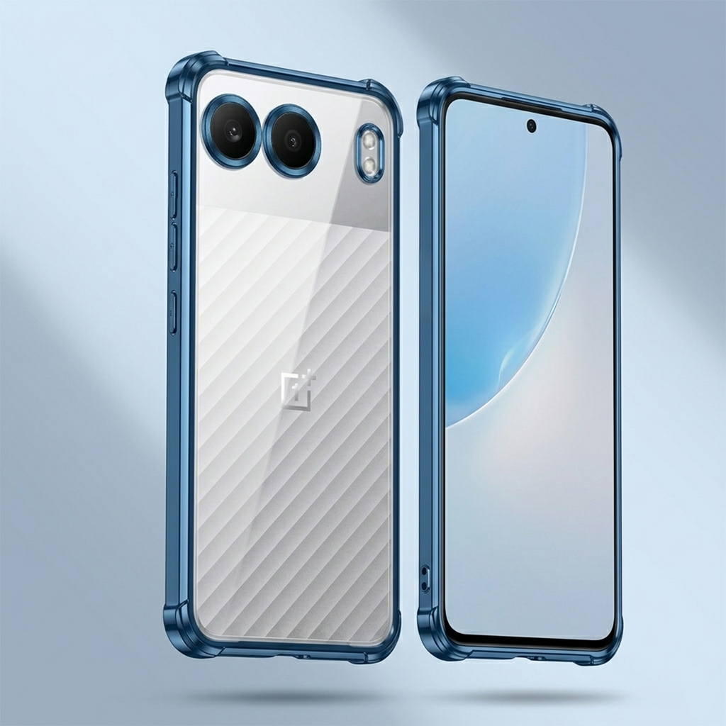 OnePlus Nord 4 5G Anti-Yellow Electroplating Transparent Airbags Case