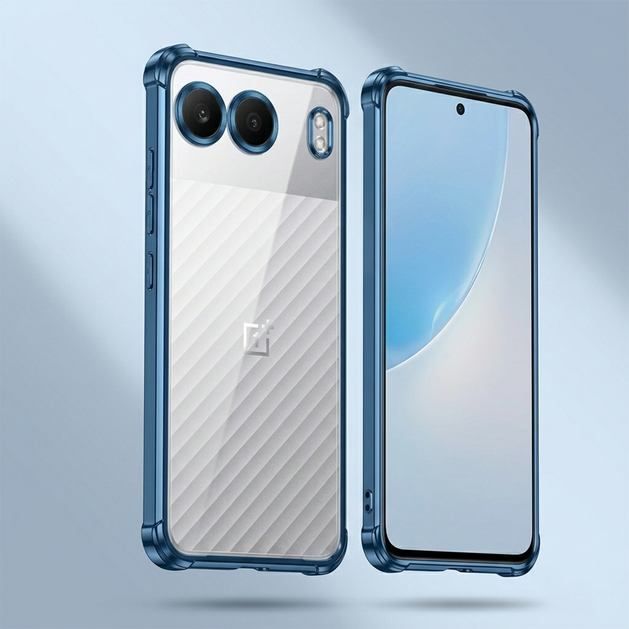 OnePlus Nord 4 5G Anti-Yellow Electroplating Transparent Airbags Case