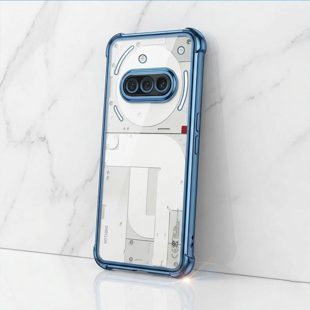 Nothing Phone 3a 5G Anti-Yellow Electroplating Transparent Airbags Case