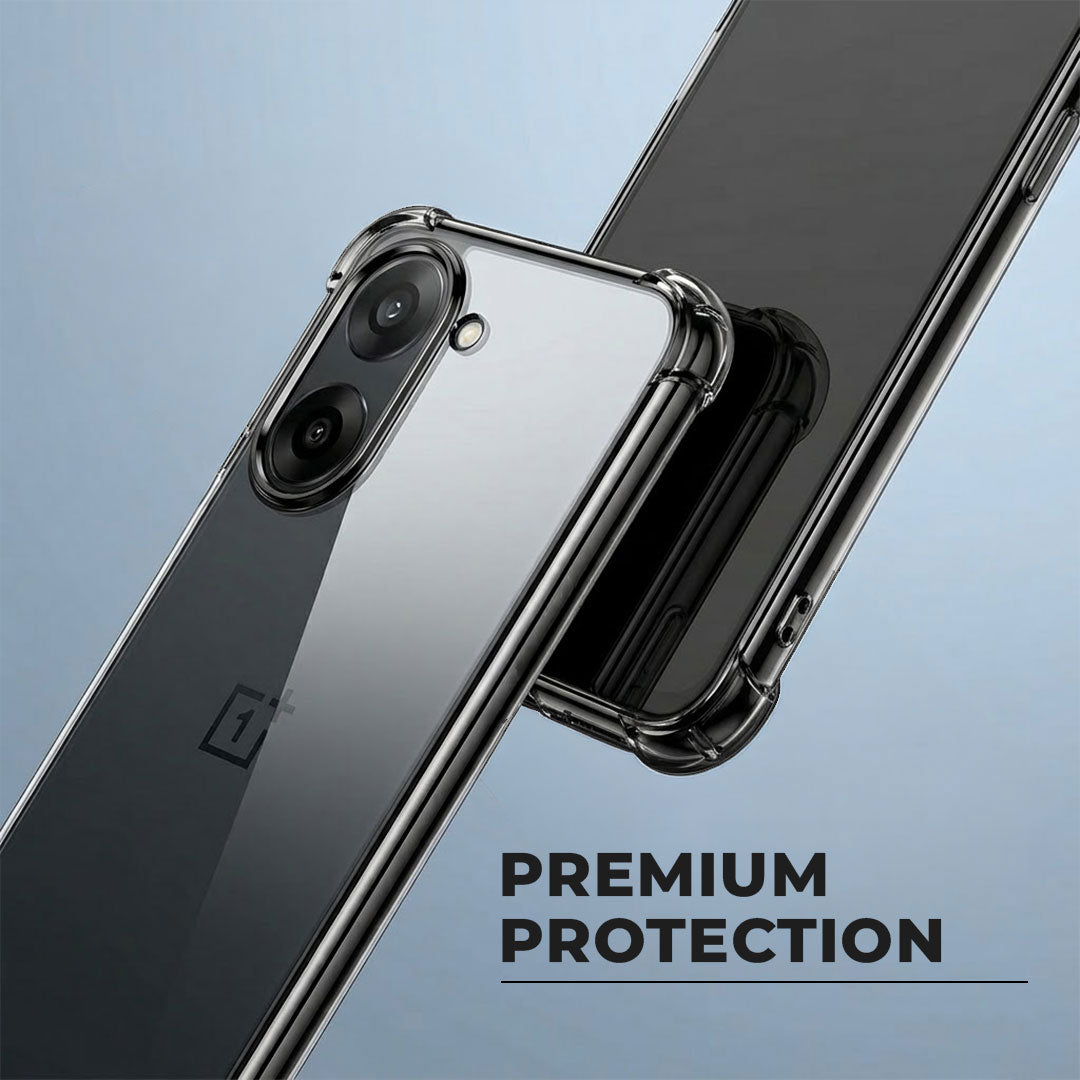 OnePlus Nord CE5 5G Anti-Yellow Electroplating Transparent Airbags Case