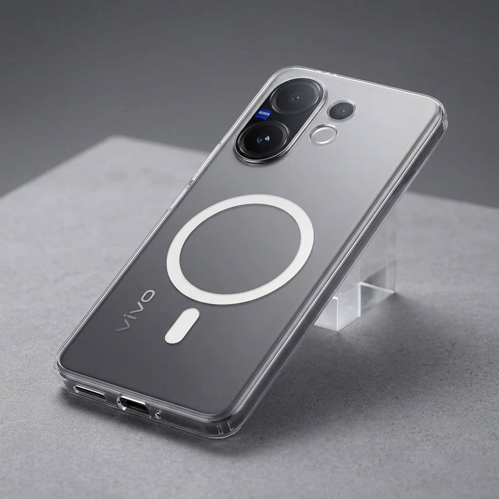 Vivo V60 5G Clear Anti-Yellow MagSafe Protective Case