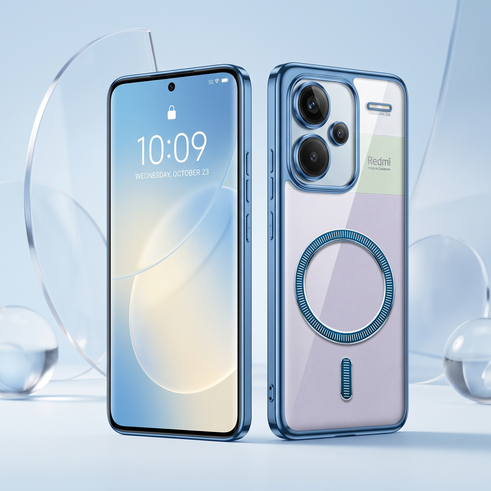 Redmi Note 13 Pro+ 5G Electroplated Magnetic Magsafe Case