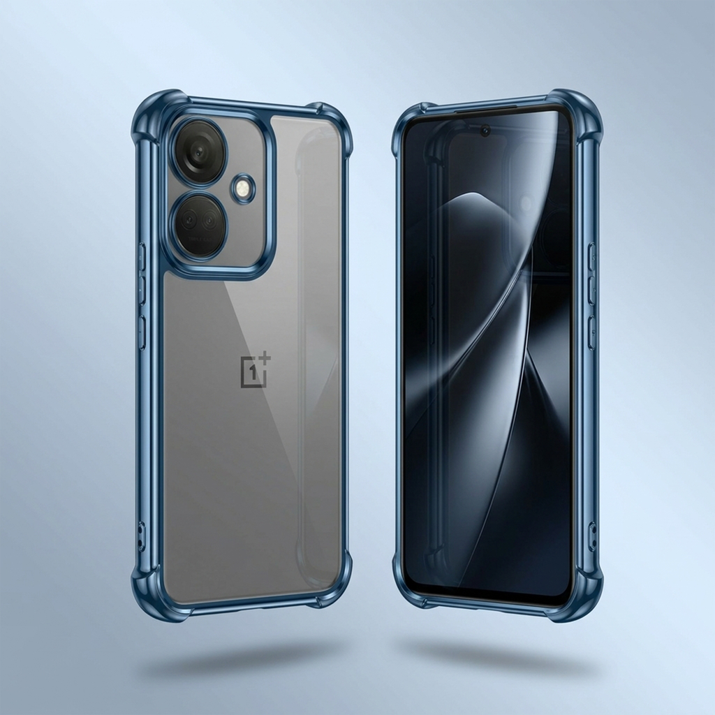 OnePlus Nord CE3 5G Anti-Yellow Electroplating Transparent Airbags Case