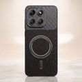 Motorola Edge 70 5G Carbon Fiber Leather Hybrid MagSafe Magnetic Case
