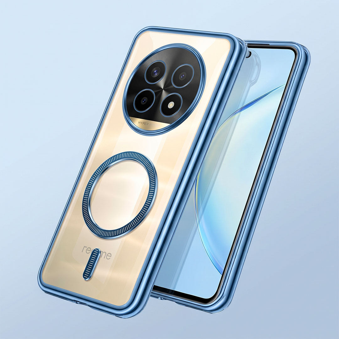 Realme 13 Pro+ 5G Electroplated Magnetic Magsafe Case