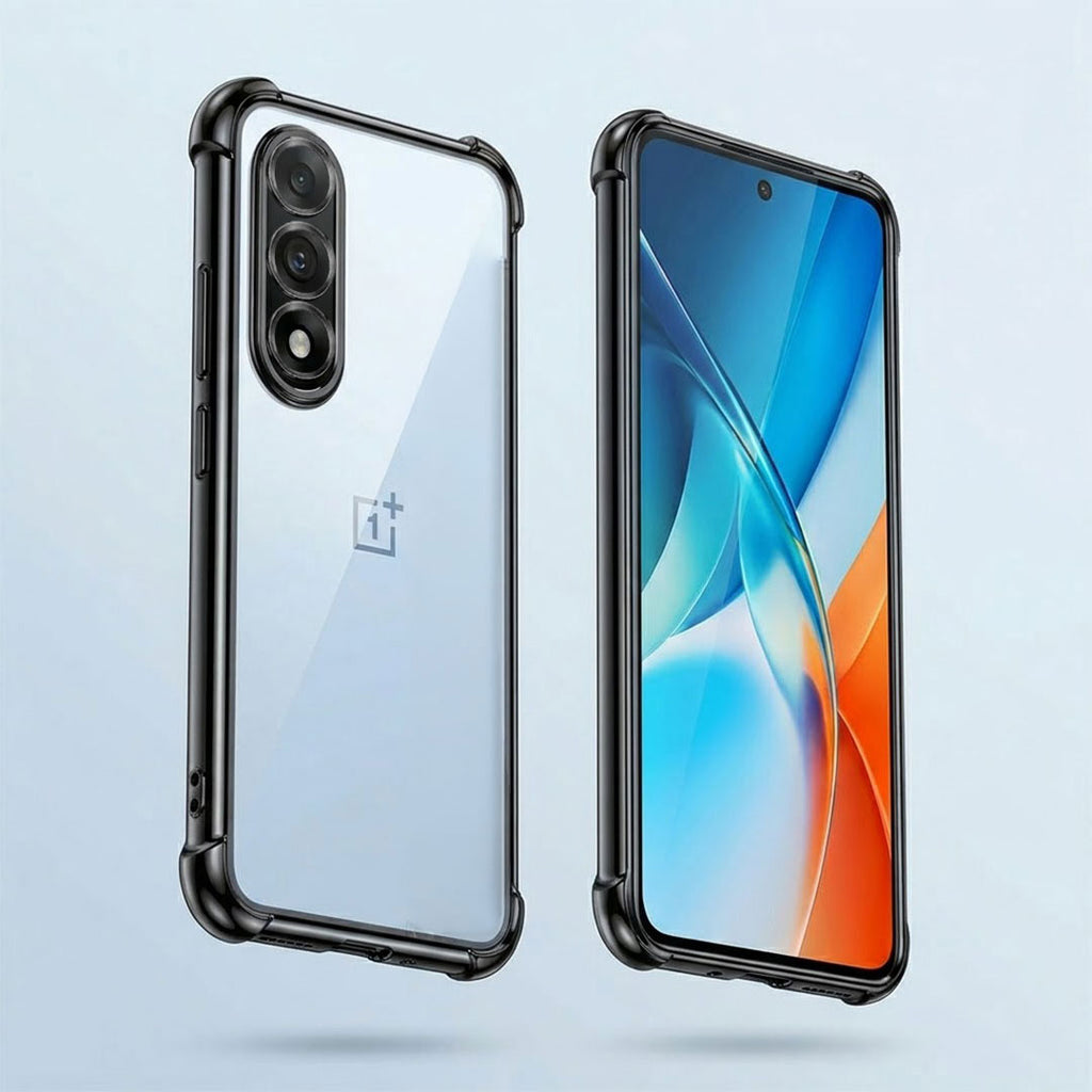 OnePlus Nord 5 5G Anti-Yellow Electroplating Transparent Airbags Case