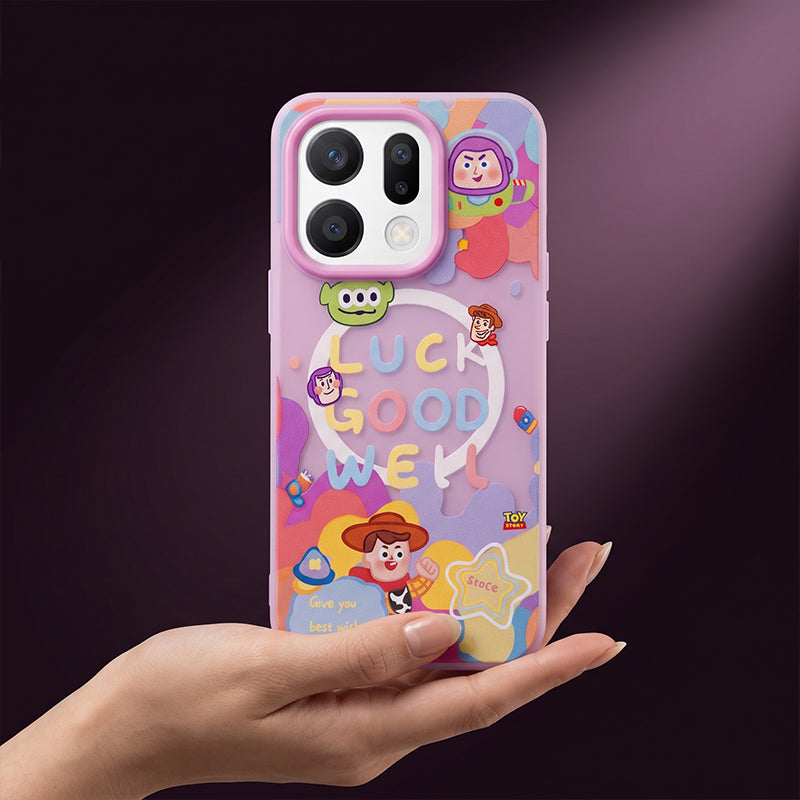 OPPO Reno 14 5G Cute Cartoon Case – Colorful Protective Back Cover