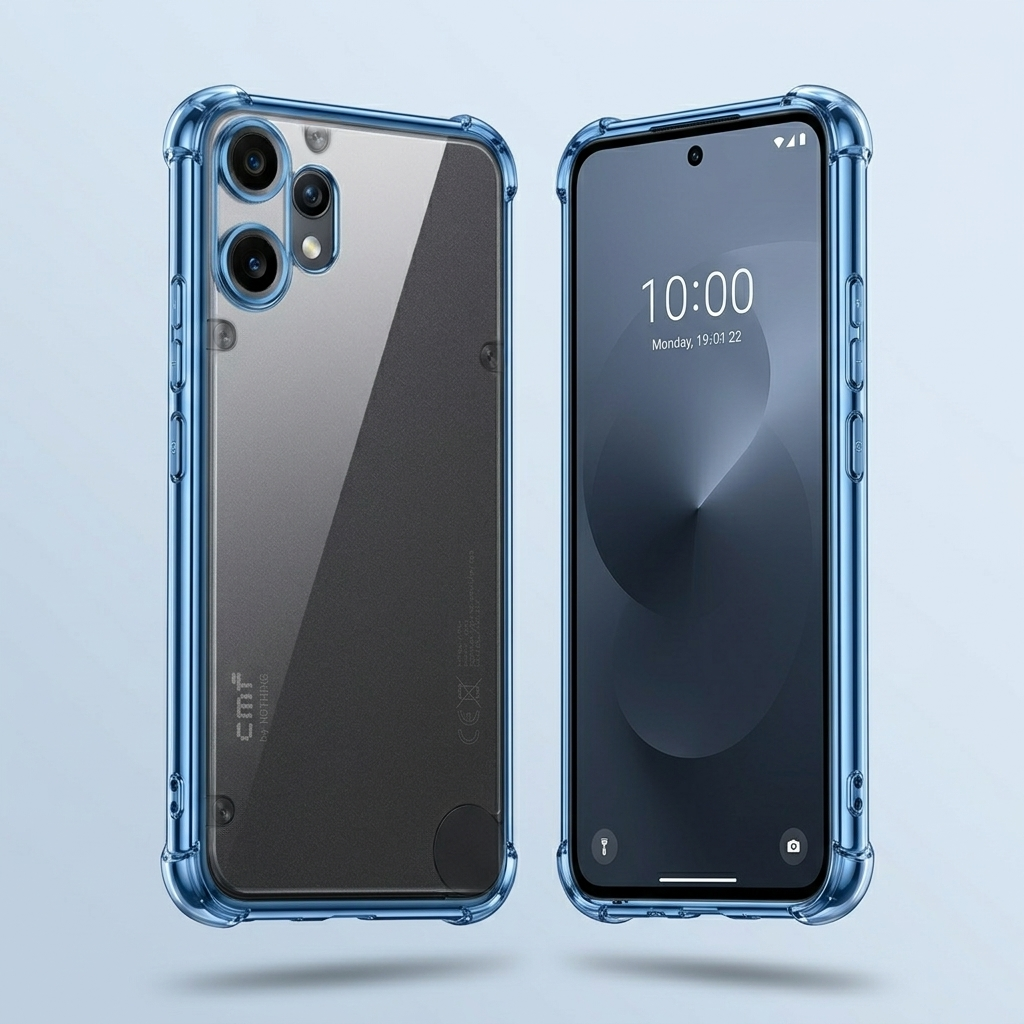 Nothing Phone 2 Pro 5G Anti-Yellow Electroplating Transparent Airbags Case
