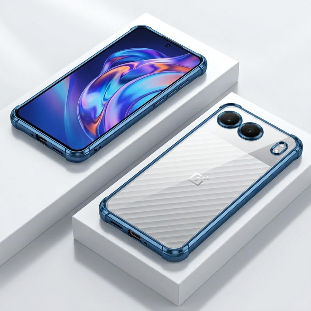 OnePlus Nord 4 5G Anti-Yellow Electroplating Transparent Airbags Case