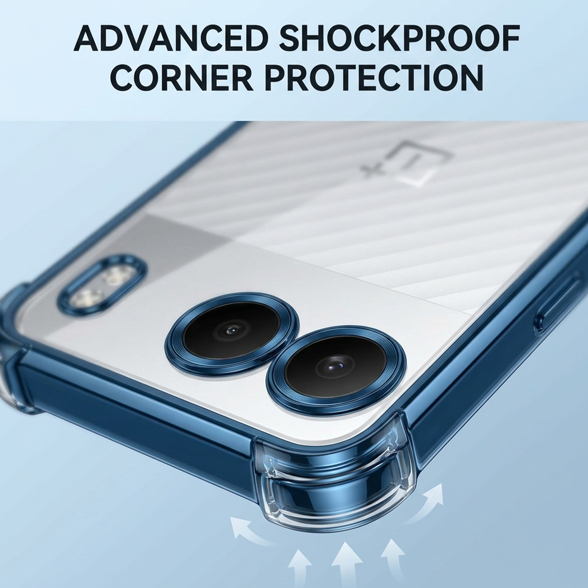 OnePlus Nord 4 5G Anti-Yellow Electroplating Transparent Airbags Case