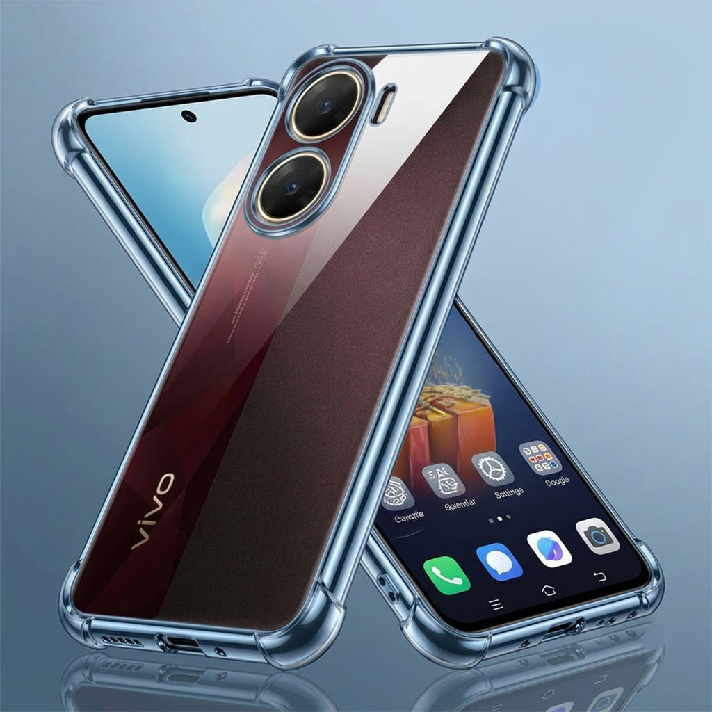 Vivo V29E 5G Anti-Yellow Electroplating Transparent Airbags Case