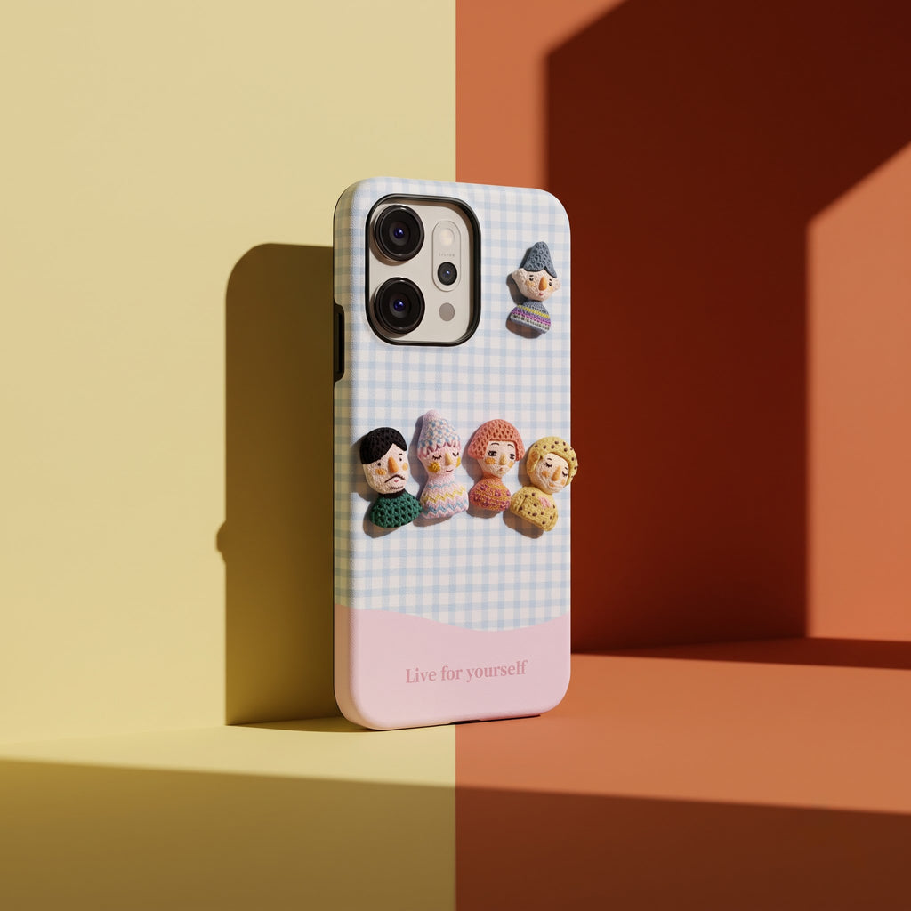 OPPO Reno 14 5G Cute Doll Printed Case – Pink Protective Back Cover