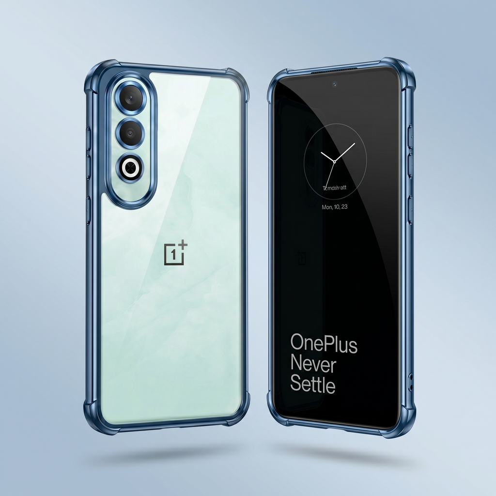 OnePlus Nord CE4 5G Anti-Yellow Electroplating Transparent Airbags Case