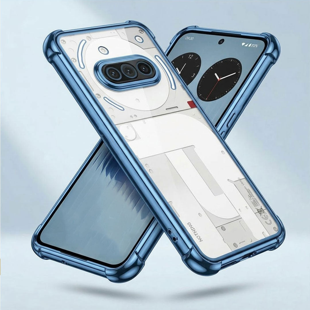 Nothing Phone 3a 5G Anti-Yellow Electroplating Transparent Airbags Case