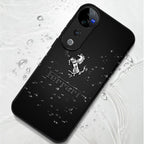 Vivo V40 Pro 5G Premium Acrylic Shockproof Glass Back Case (Ferrari Carbon Fiber)