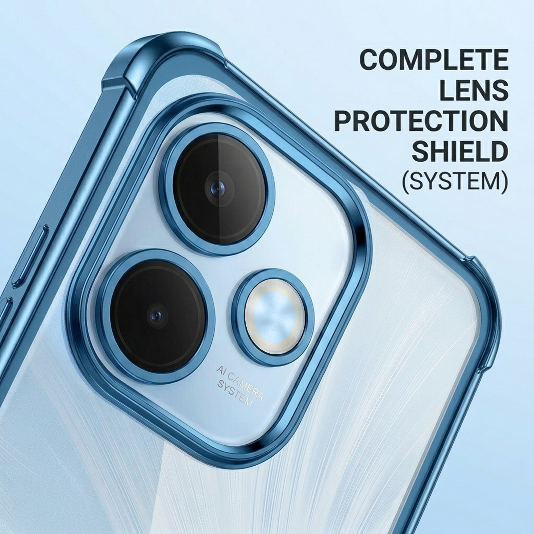 Oppo A5 Pro 5G Anti-Yellow Electroplating Transparent Airbags Case