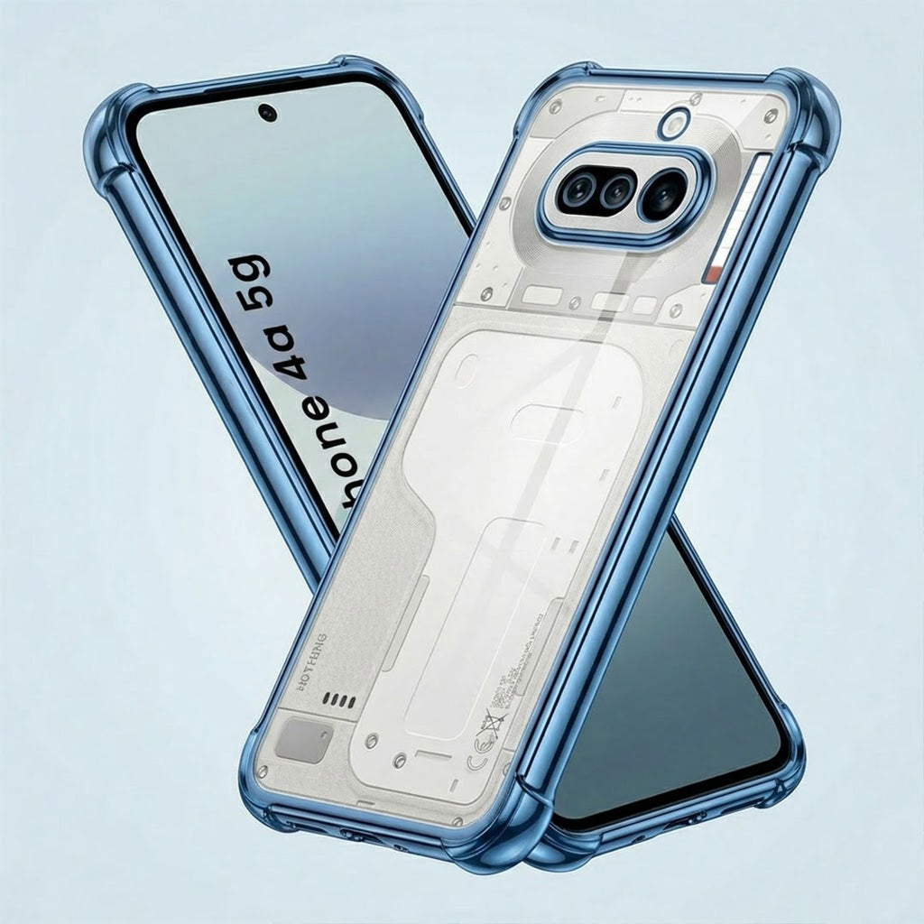 Nothing Phone 4a 5G Anti-Yellow Electroplating Transparent Airbags Case
