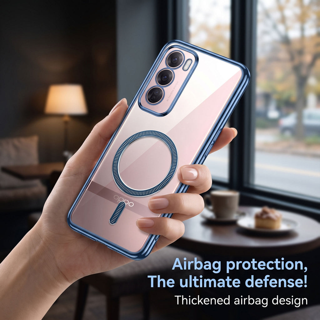 Oppo Reno 12 Pro 5G Electroplated Magnetic Magsafe Case