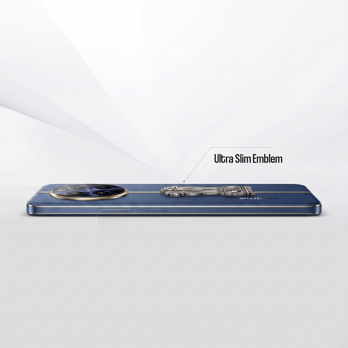 Realme 12 Pro+ 5G Compatible Satyamev Jayate 3D Metal Emblem Sticker