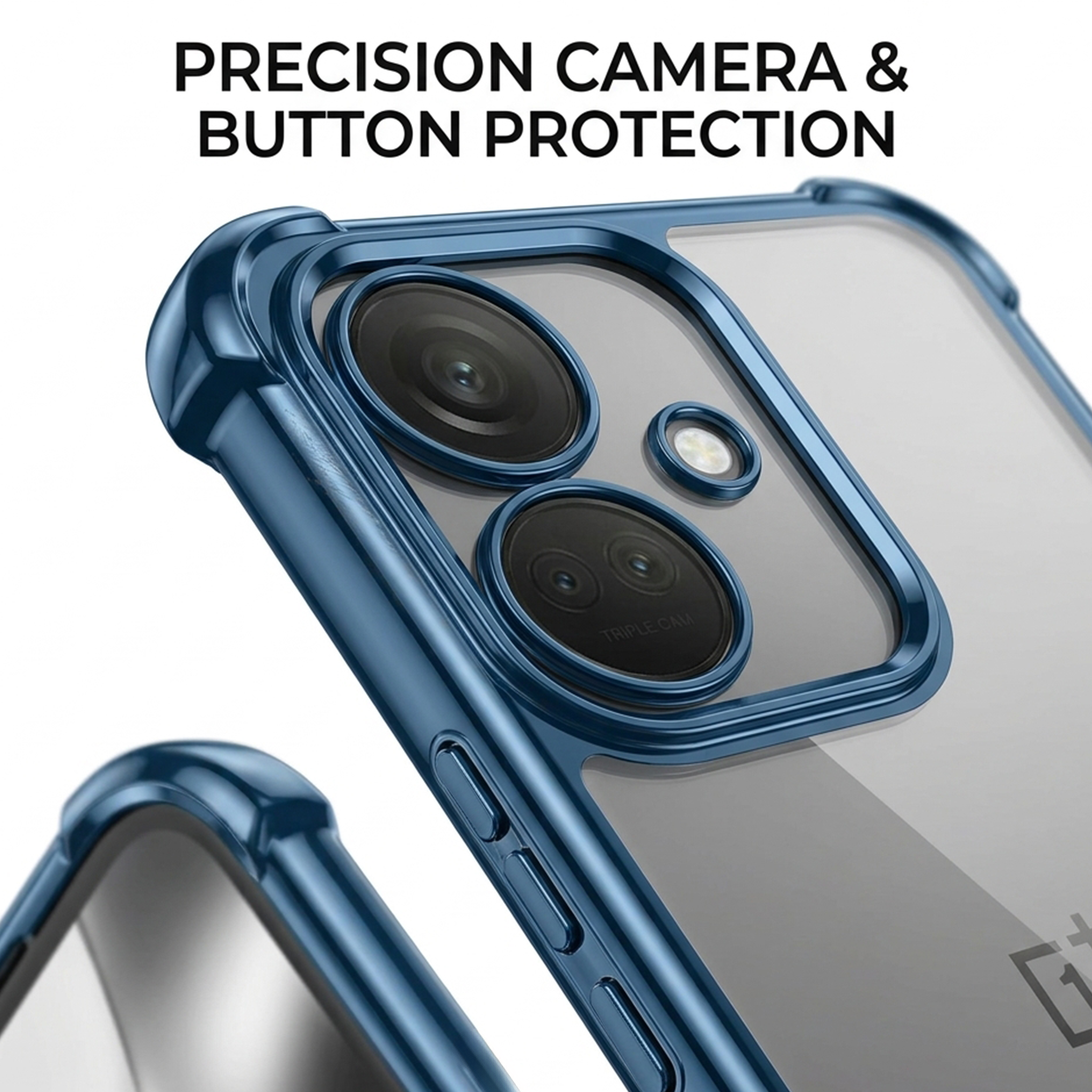 OnePlus Nord CE3 5G Anti-Yellow Electroplating Transparent Airbags Case