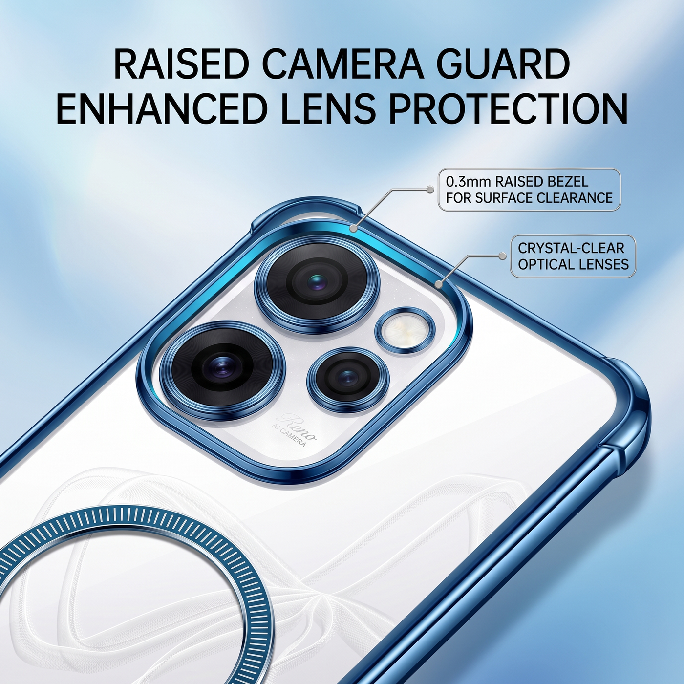 Oppo Reno 15 Pro Mini 5G Premium Magnetic Magsafe Airbag Case