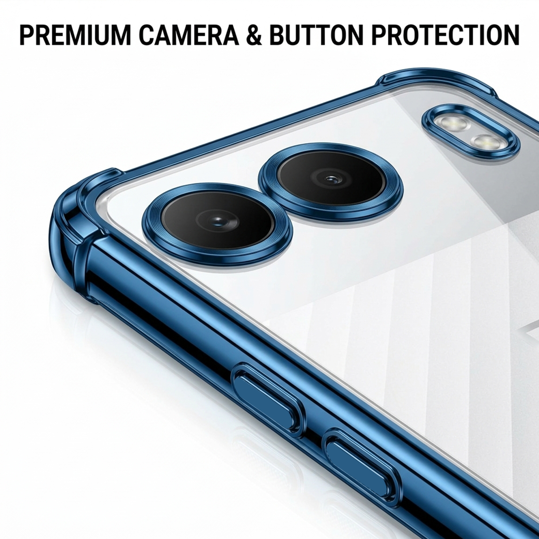 OnePlus Nord 4 5G Anti-Yellow Electroplating Transparent Airbags Case